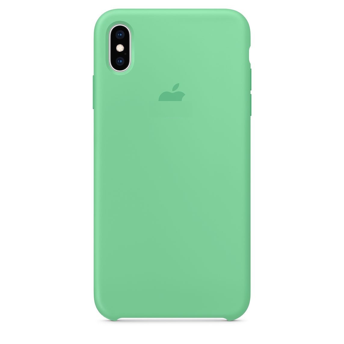 Силиконовый чехол Silicone Cover Full для iPhone XS Max (зеленый)