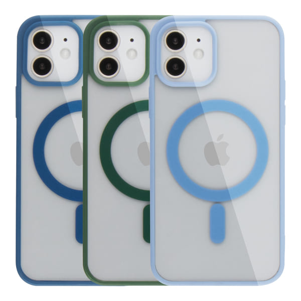 Чехол NEW TPU Color with Magsafe для iPhone 12/12 Pro 0 White / Белый Новый