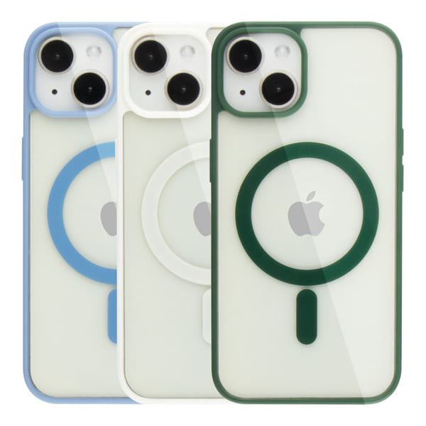 Чехол NEW TPU Color with Magsafe для iPhone 14 0 White / Белый Новый