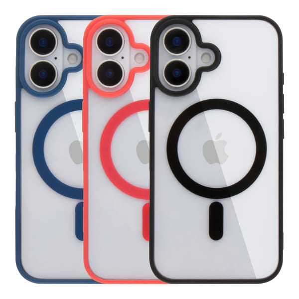 Чехол NEW TPU Color with Magsafe для iPhone 16 0 White / Белый Новый